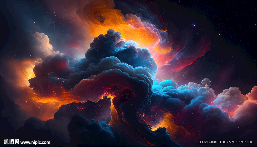 抽象背景 宇宙星云
