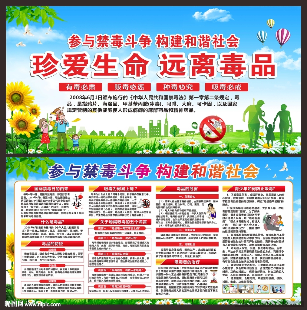 禁毒展板