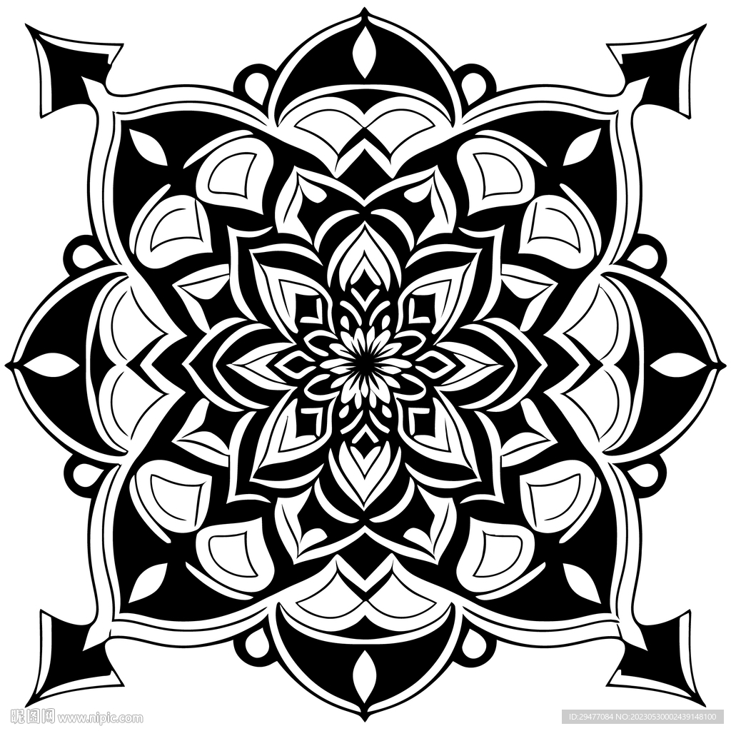 花边底纹
