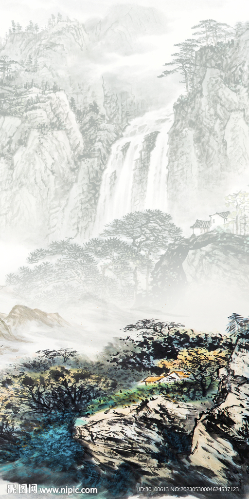 新品 中式热门玄关 TiF分层