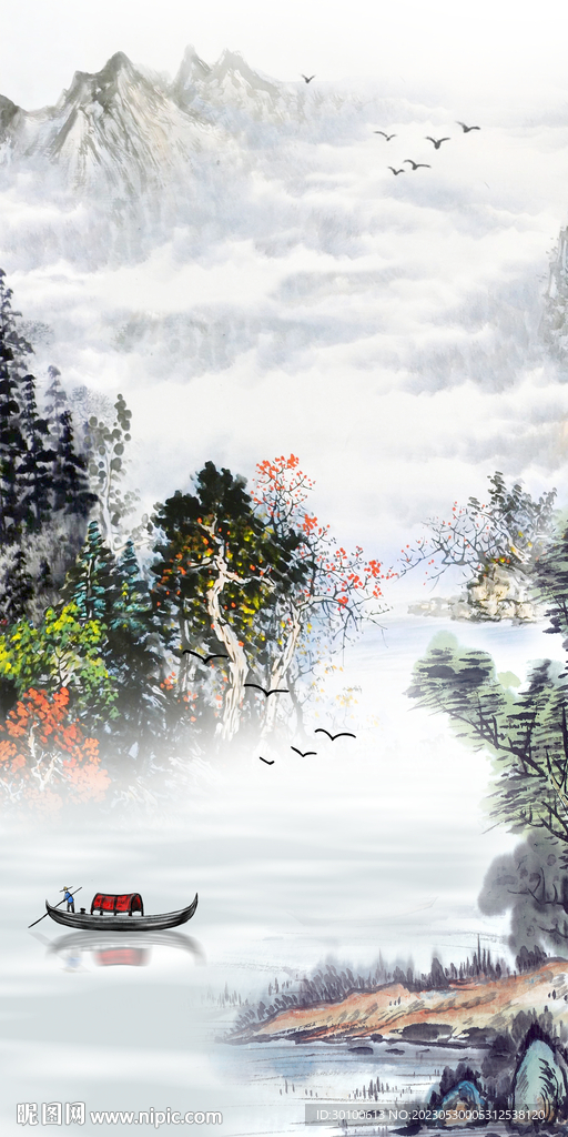 简约 中式热门玄关 TiF分层