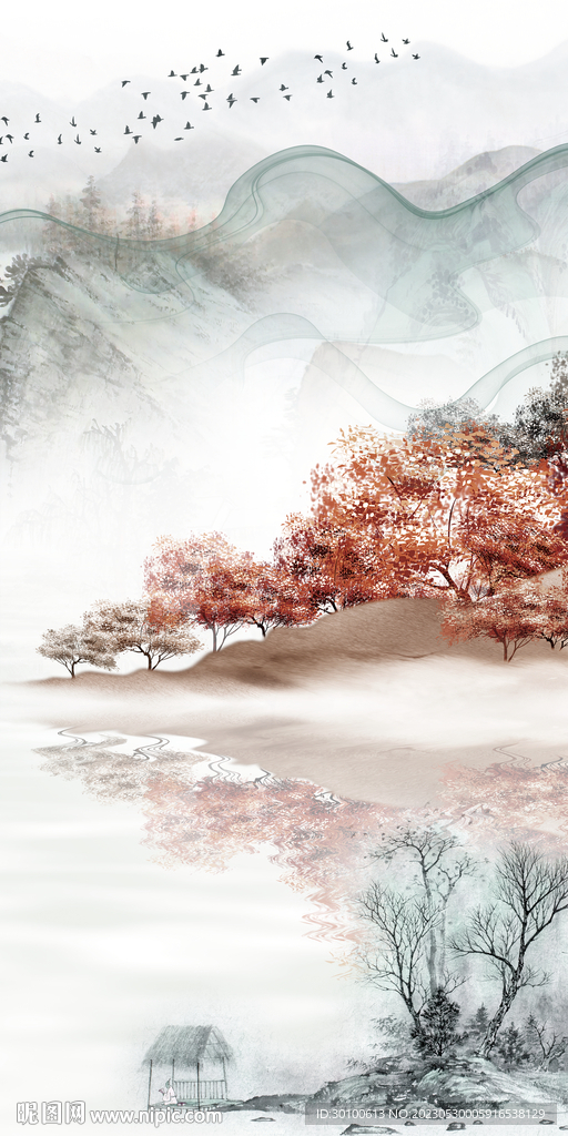 高档 中式热门玄关 TiF分层