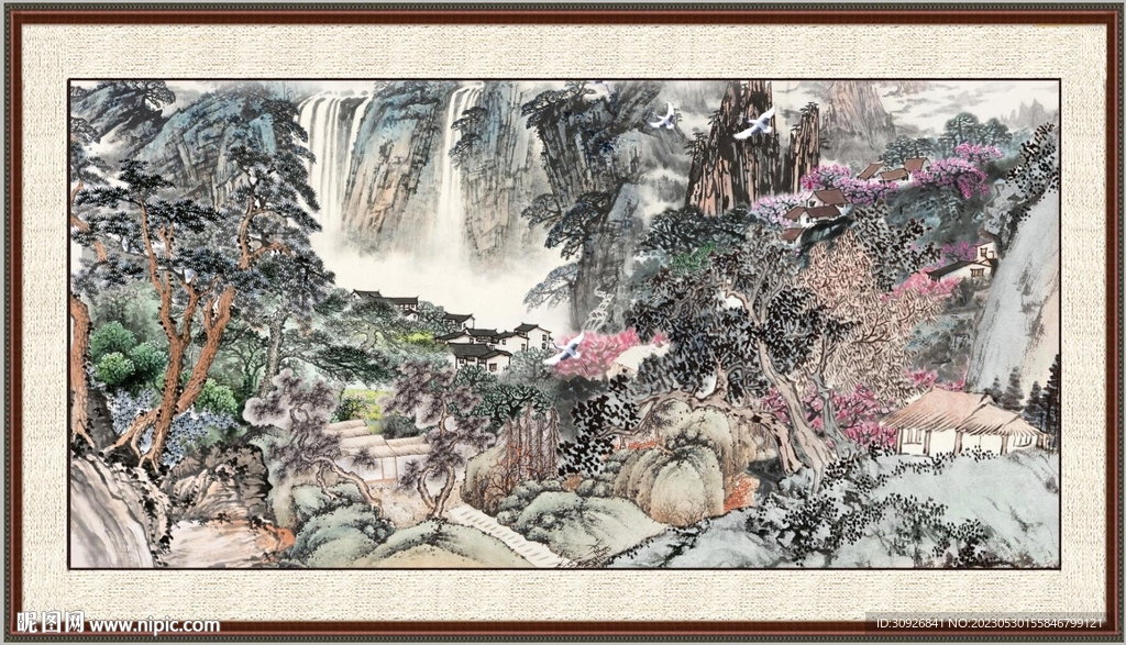 江山如画 设计图__PSD分层素材_PSD分层素材_设计图库_昵图网nipic.com
