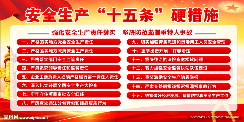 安全生产措施