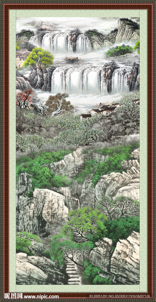 客厅山水