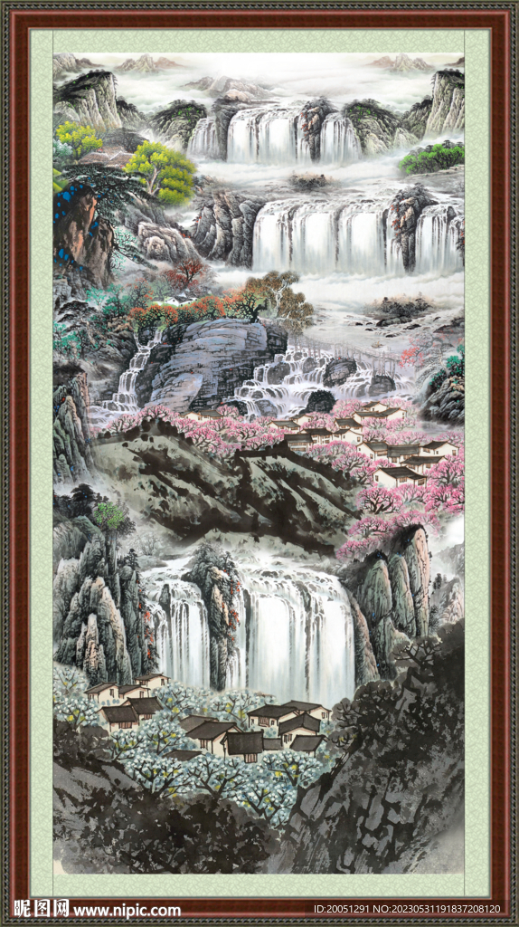 客厅山水画 