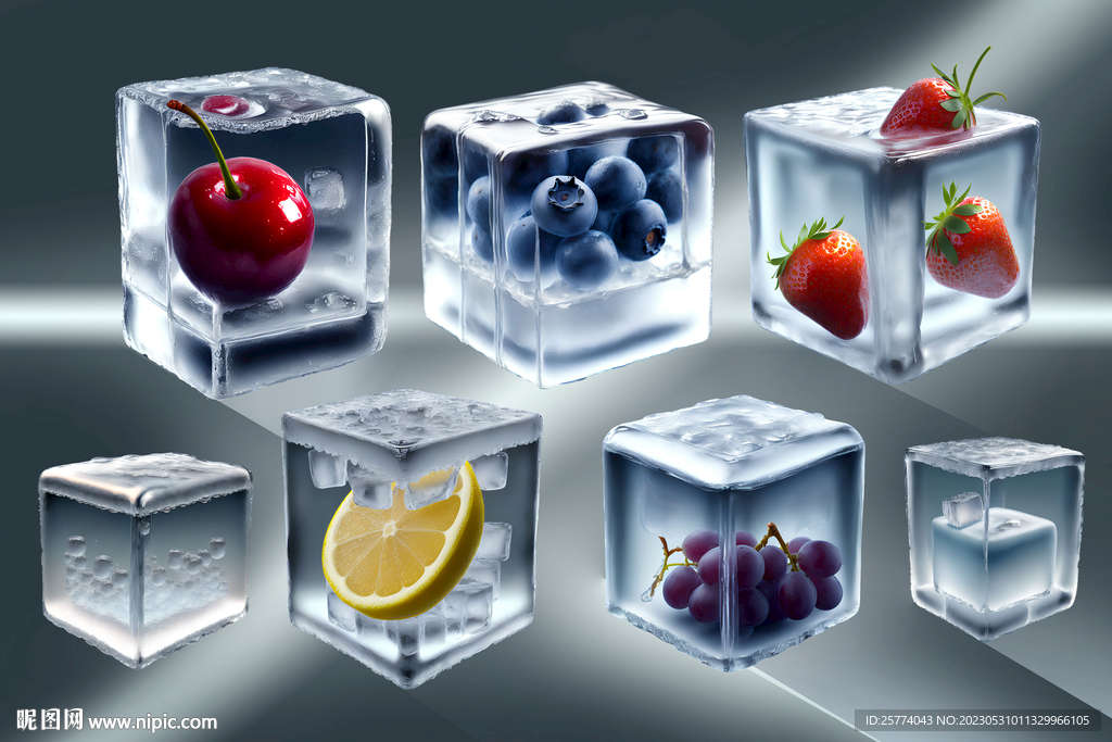 冰冻水果
