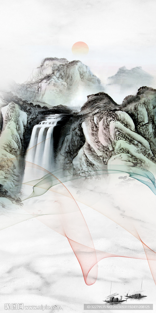 简约 高档背景玄关 tIf分层