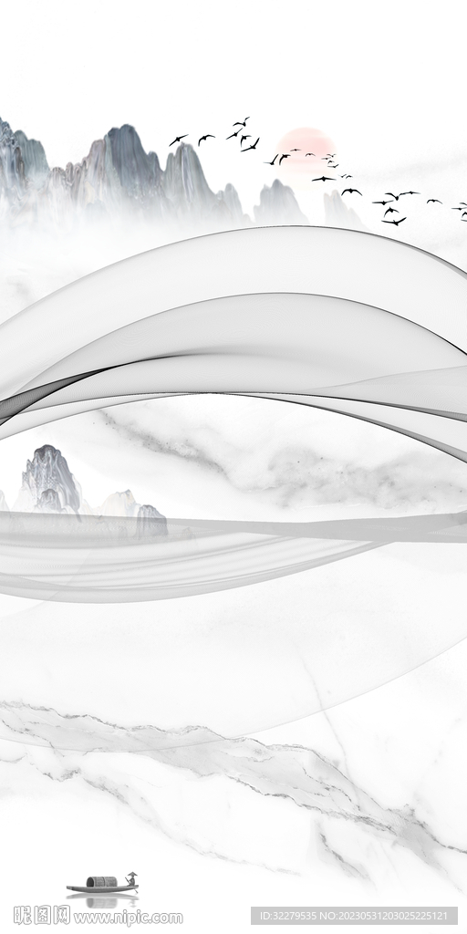 高端 爆款简意玄关 tIf分层