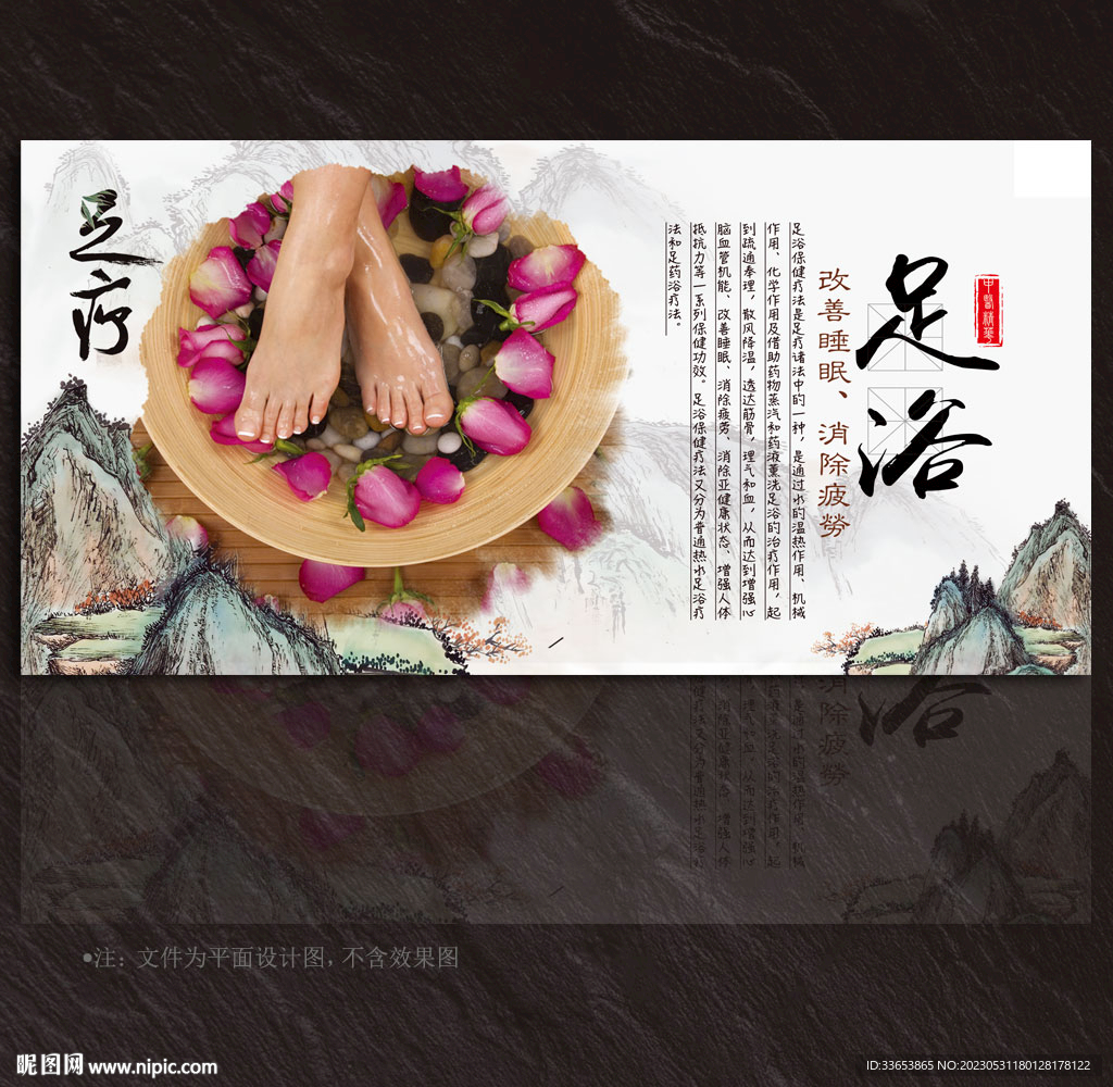 足浴展板