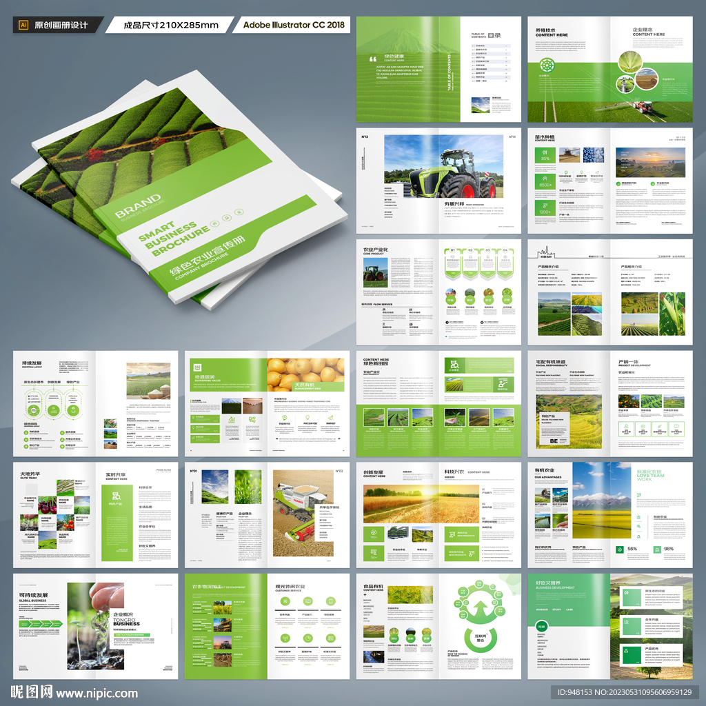 农业合作社画册