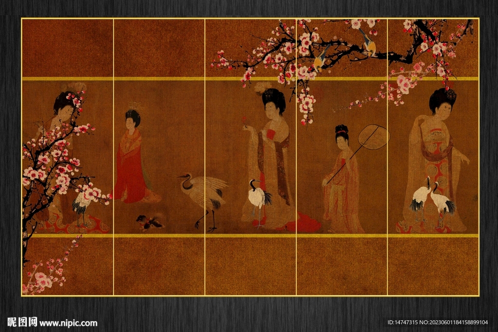 古代仕女图