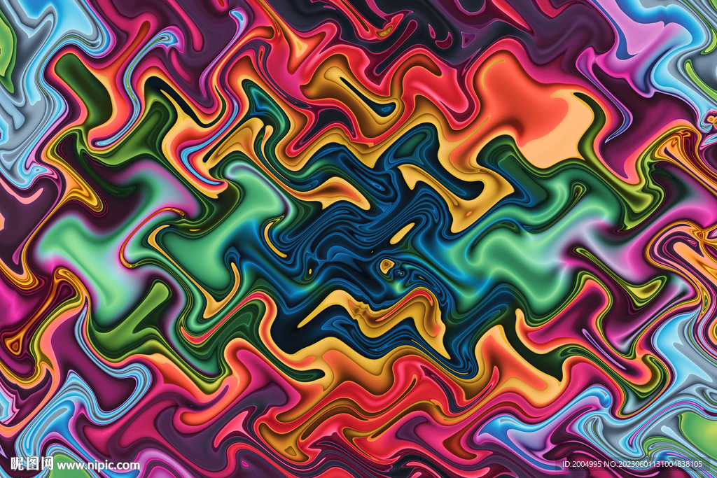 抽象流体画
