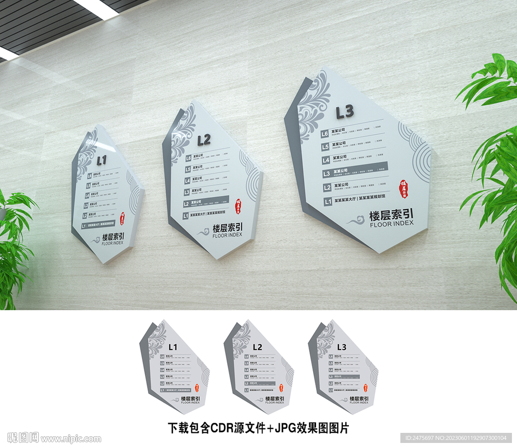 楼层索引