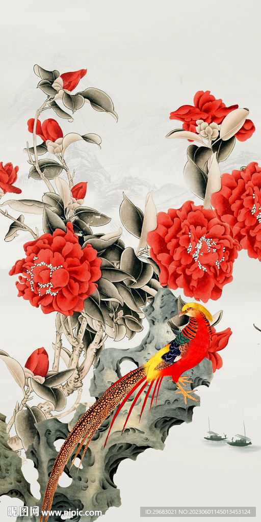 新款 极简山水玄关 Tif分层