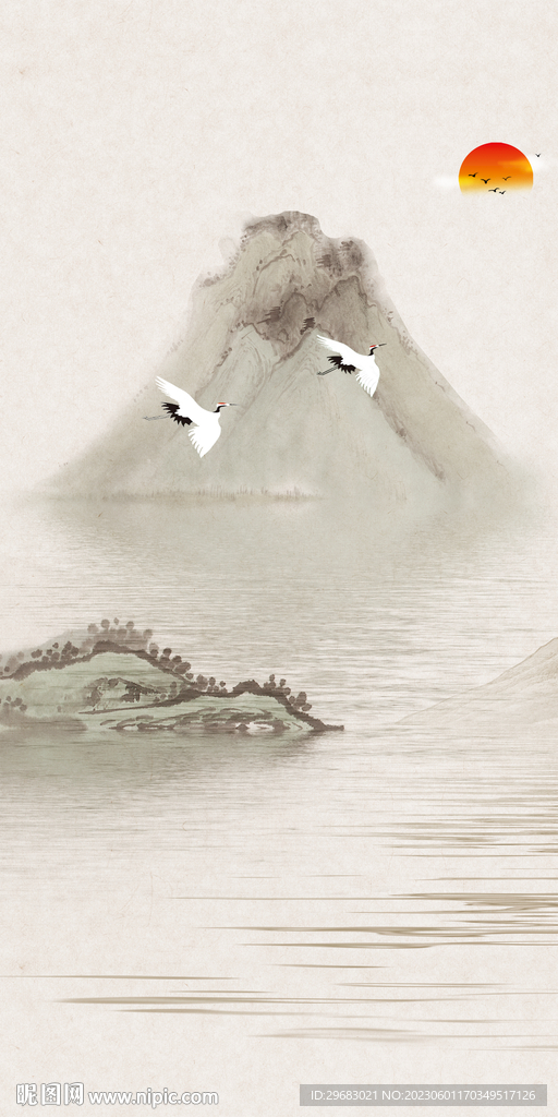 新款 新品山水玄关 TiF分层