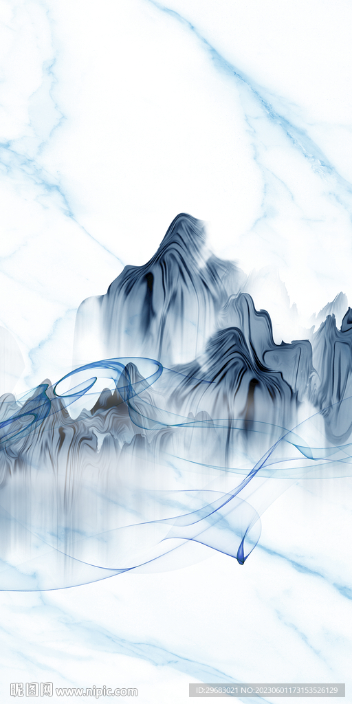 极简 最新山水玄关 TiF分层