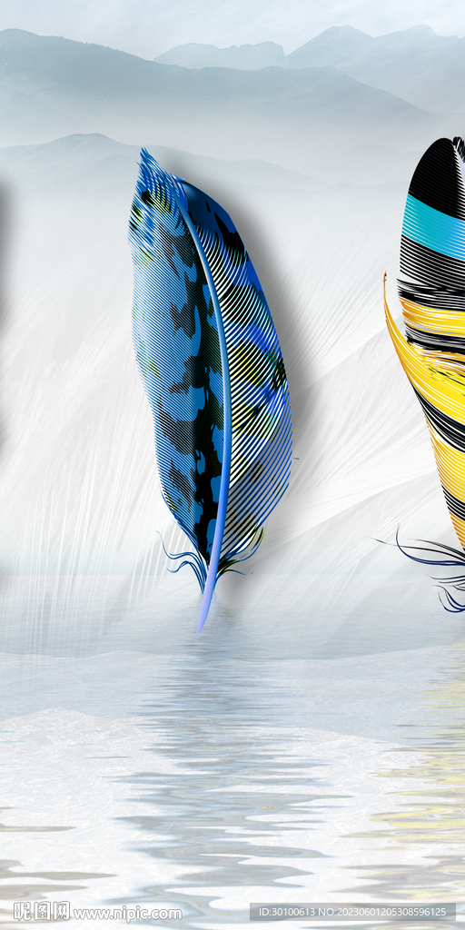 高档 清晰北欧玄关 TIf分层