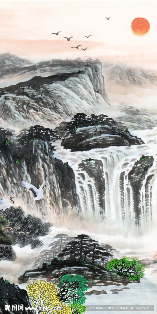 简约 中式现代玄关 TiF分层