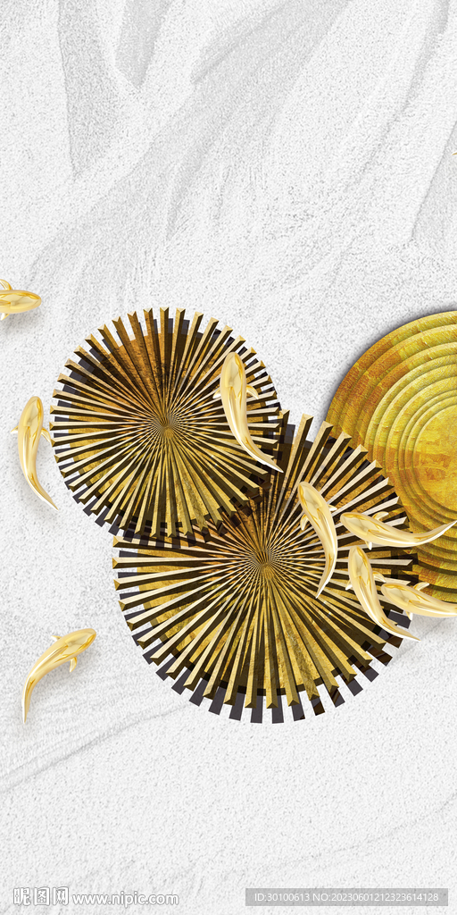  豪华北欧玄关 TIF分层