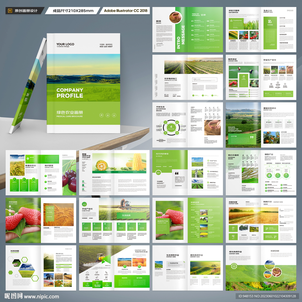 农产品宣传册