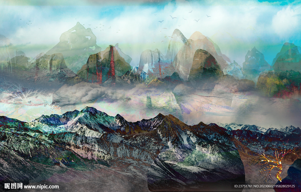 新中式背景