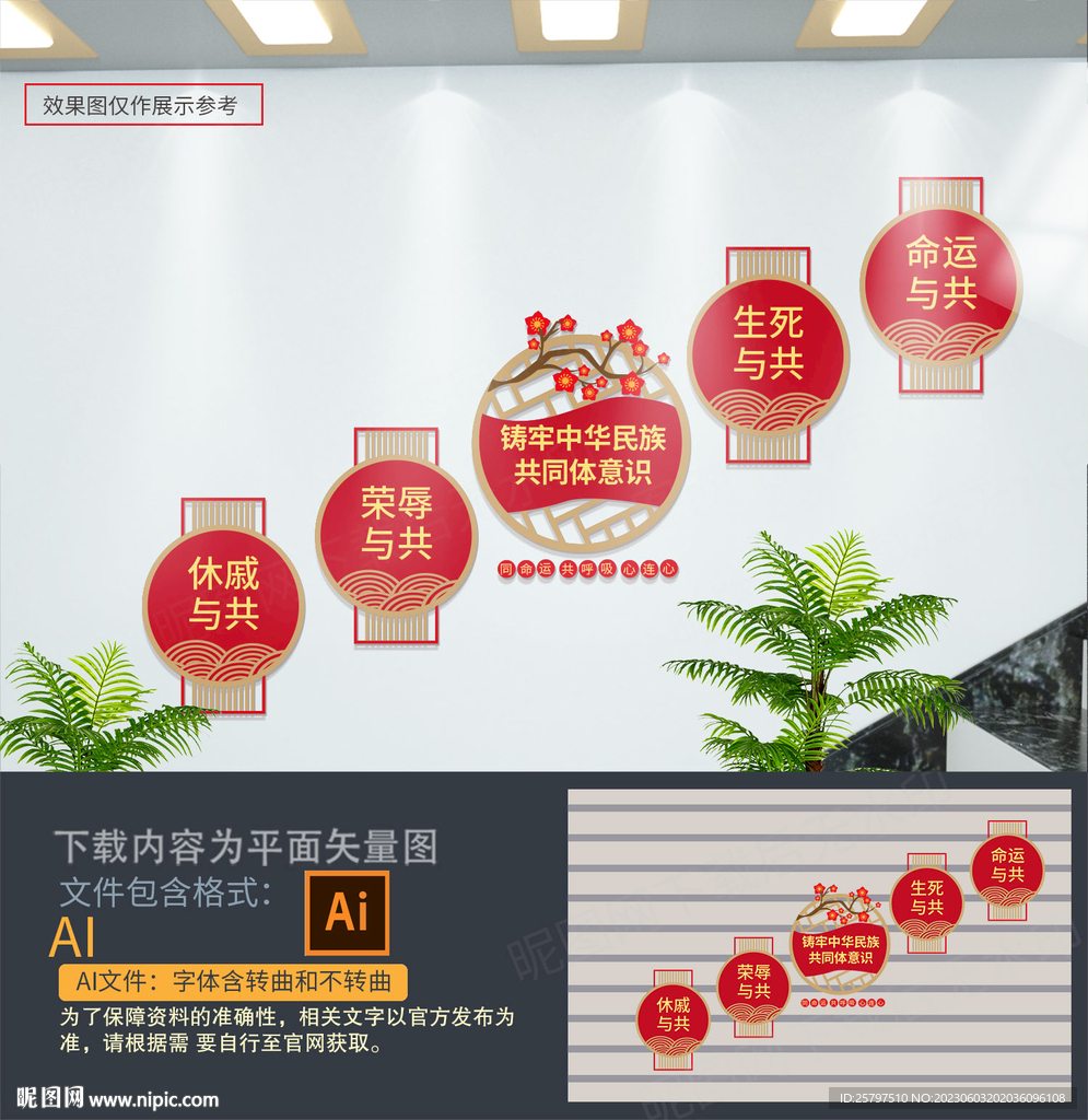 铸牢中华民族共同体意识楼梯