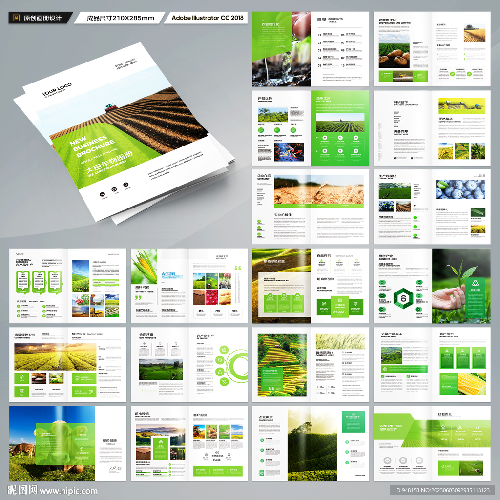 农业合作社画册
