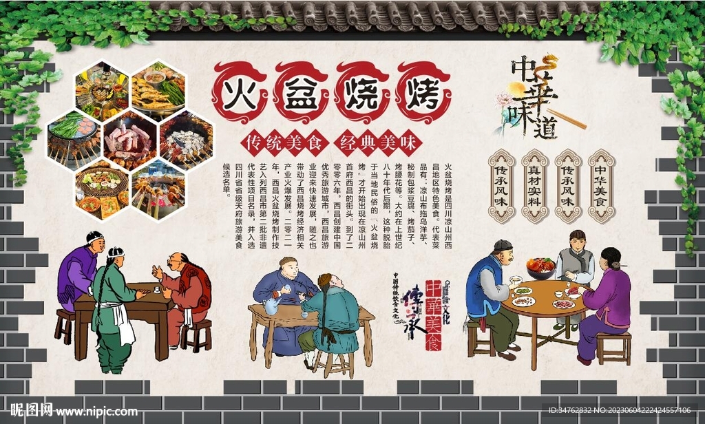 火盆烧烤