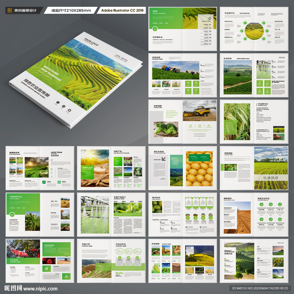 农业合作社画册