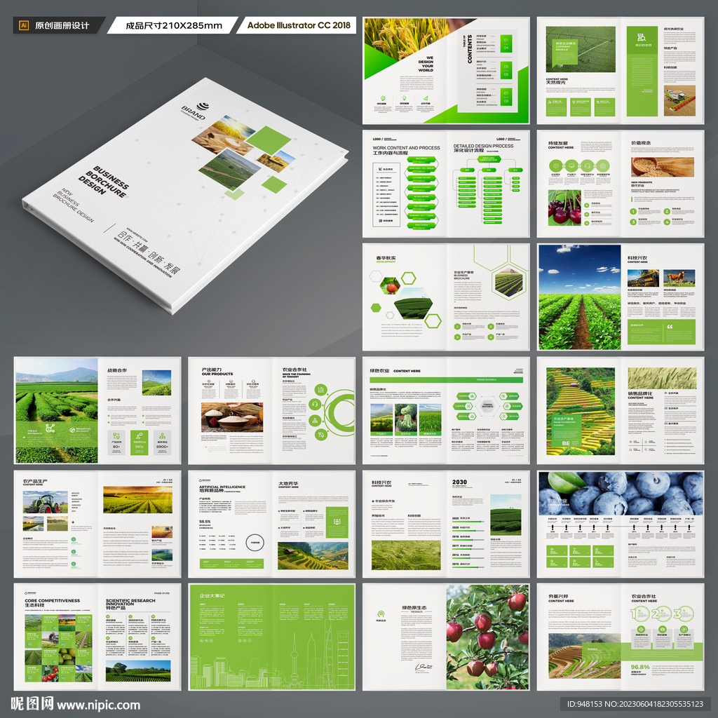 农业合作社画册