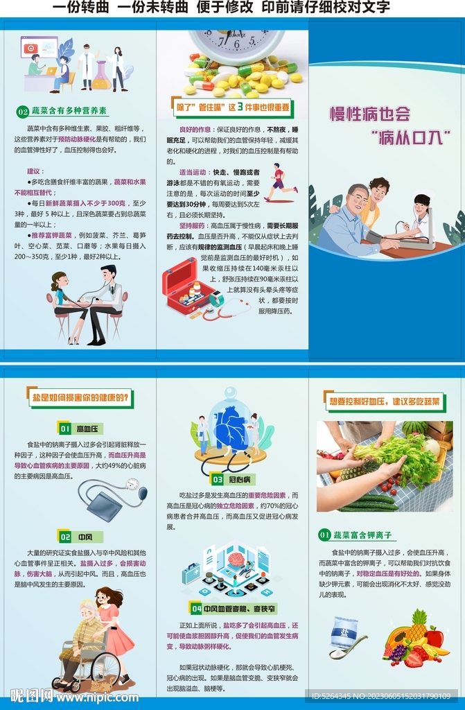 高血压宣传折页