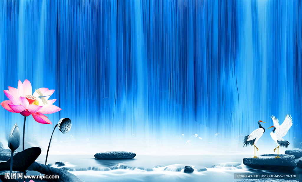 山水水墨画