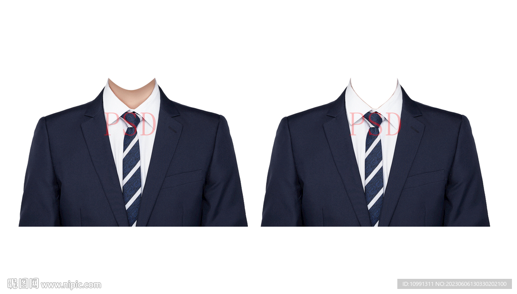 男西装正装证件照衣服psd