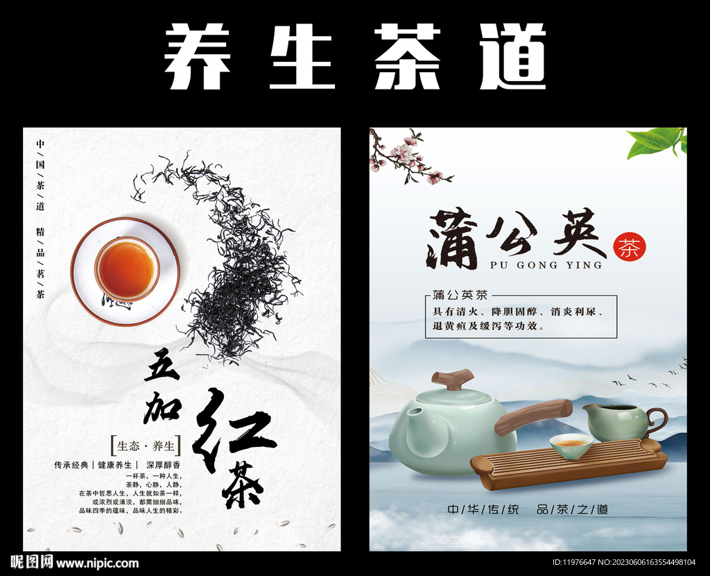 五加红茶蒲公英茶
