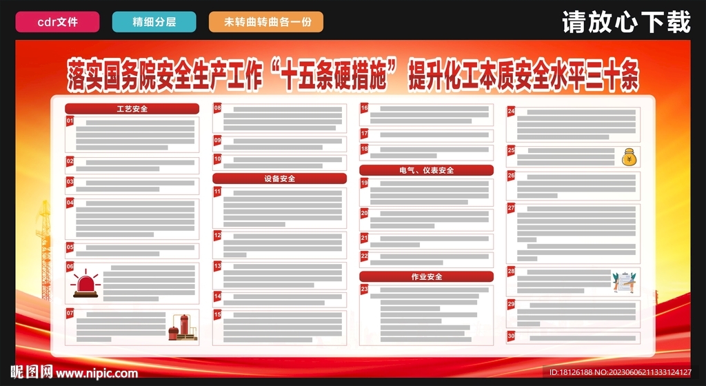 提升化工本质安全水平三十条