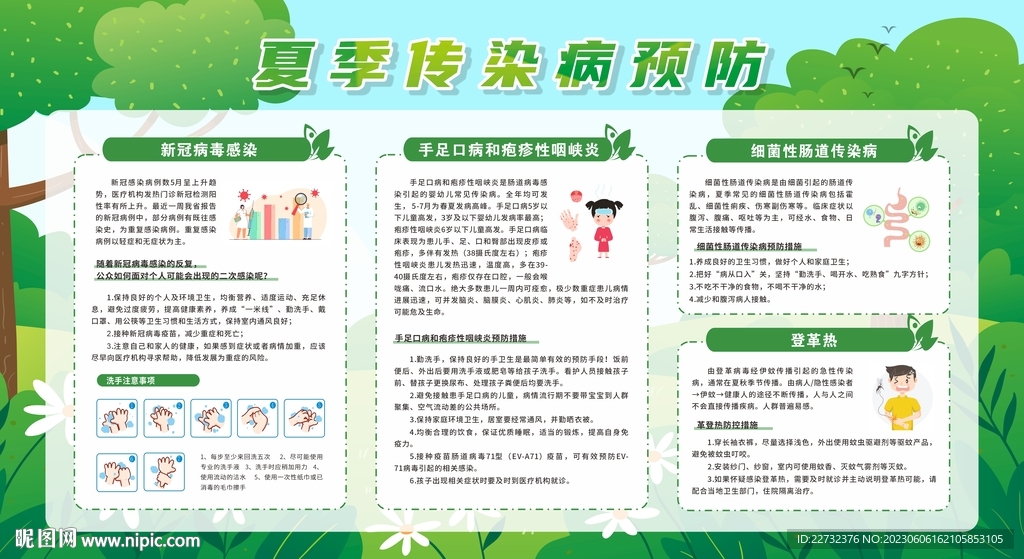 夏季传染病的预防