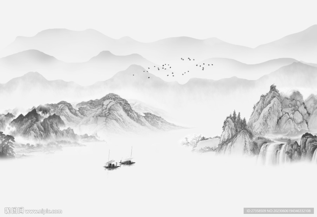 新中式山水