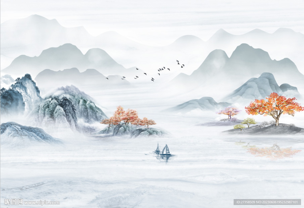 新中式山水