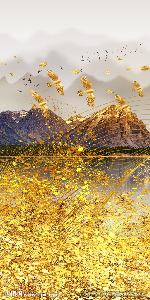 豪华 高端高雅玄关 tIf分层