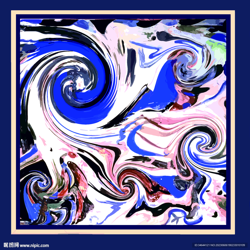 艺术流体画