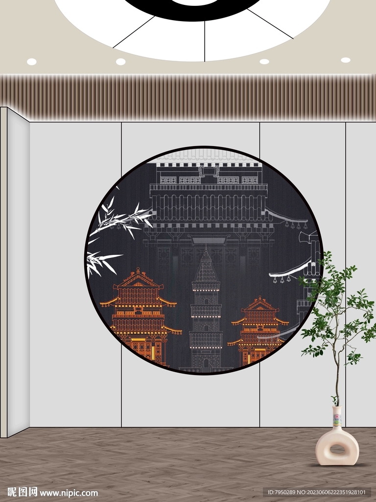 直播间背景墙 