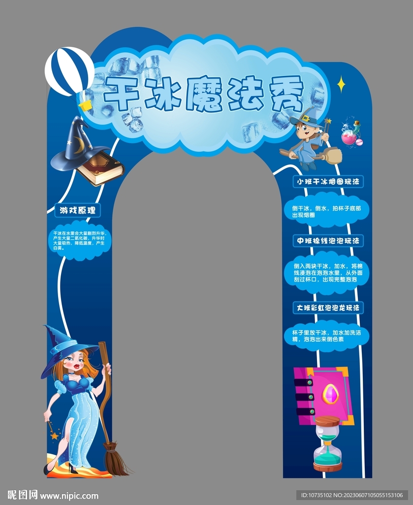 干冰魔法秀