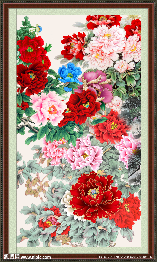 牡丹国画 