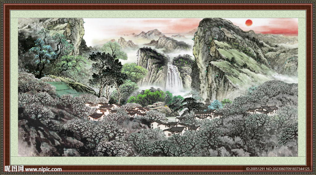 山水风景画 
