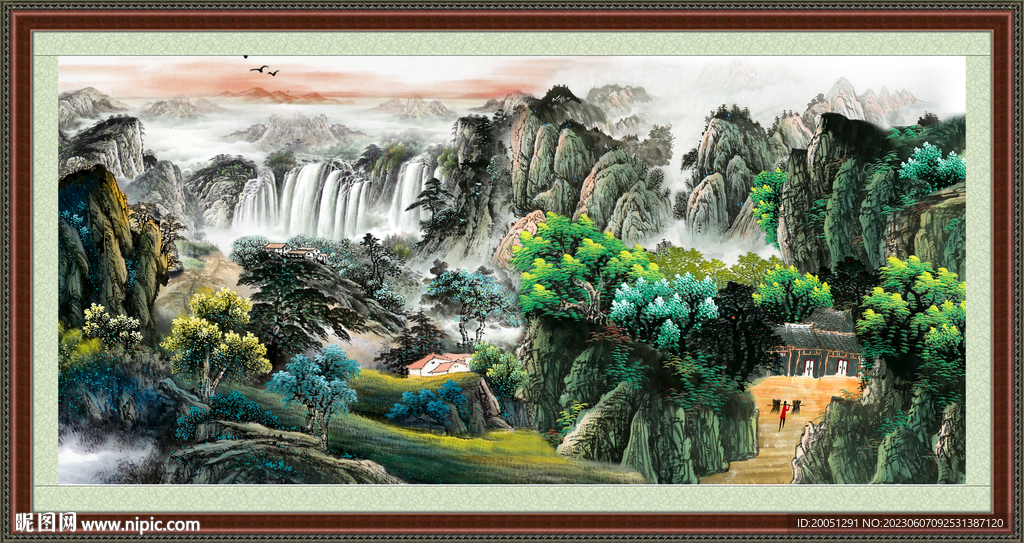 山水风景画