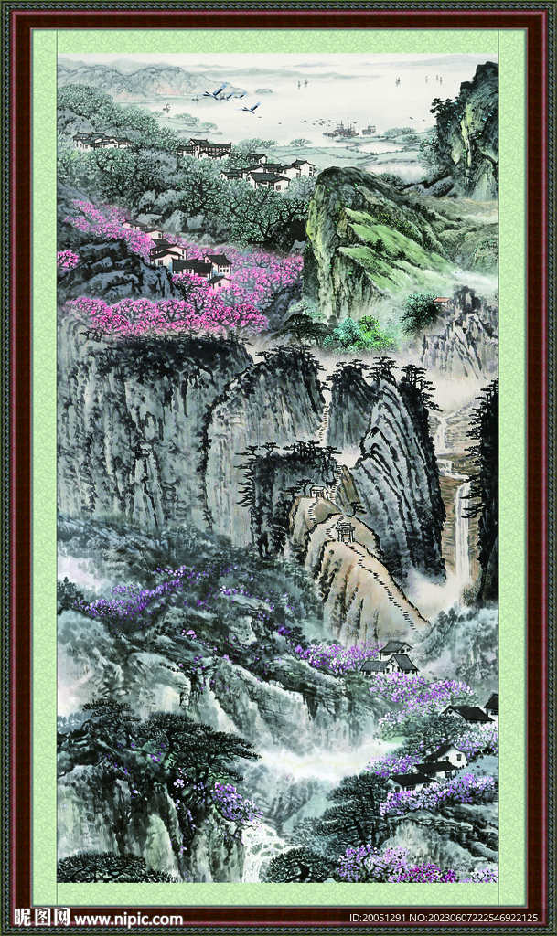 山水国画 