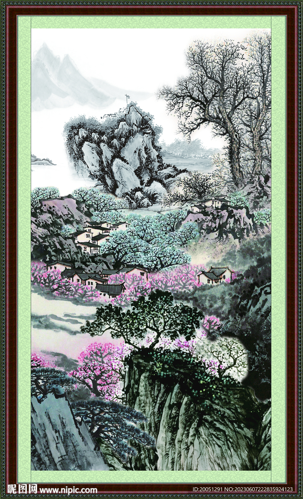 山水国画 