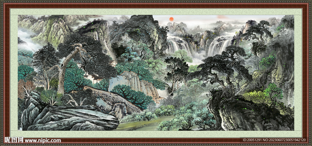 山水国画