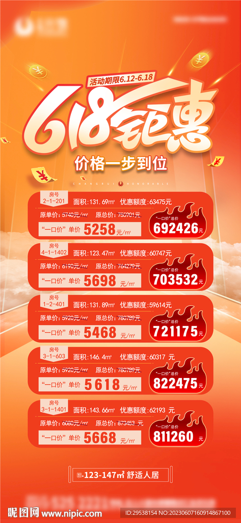 618特价房